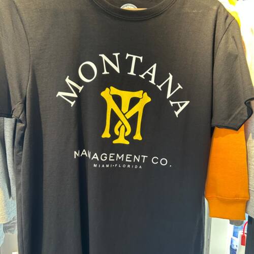 Camiseta montana negro