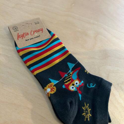 Calcetines Kylie Crazy Buho de colores cortos