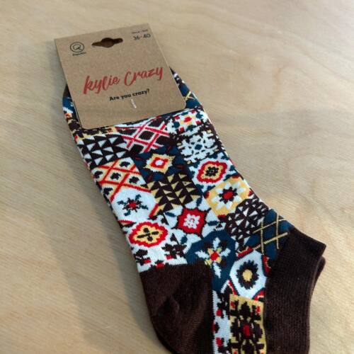 Calcetines Kylie Crazy Geometrico navideño cortos