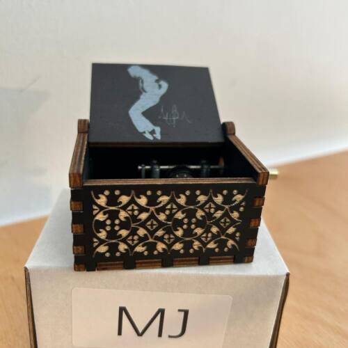 Caja de música decorada MICHAEL JACKSON
